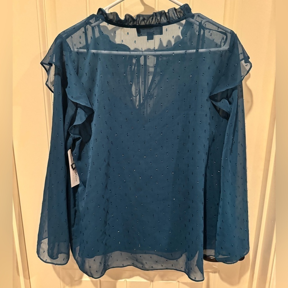 Laundry by Shelli Segal nwt sheer top - Picture 3 of 3